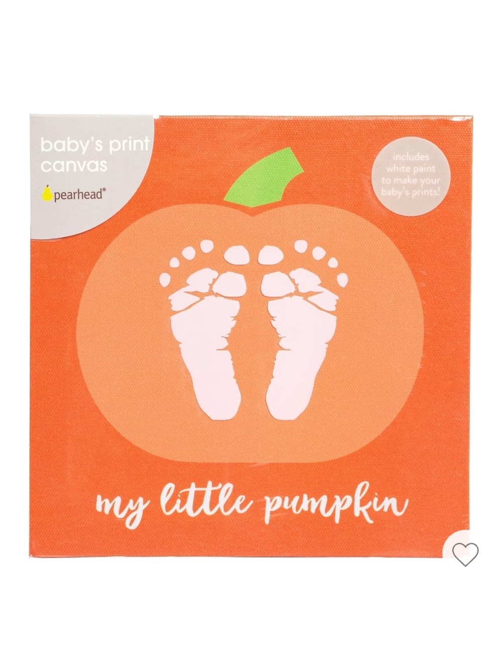 Pearhead - 'My Little Pumpkin' Baby Footprint Print - Art Kit
